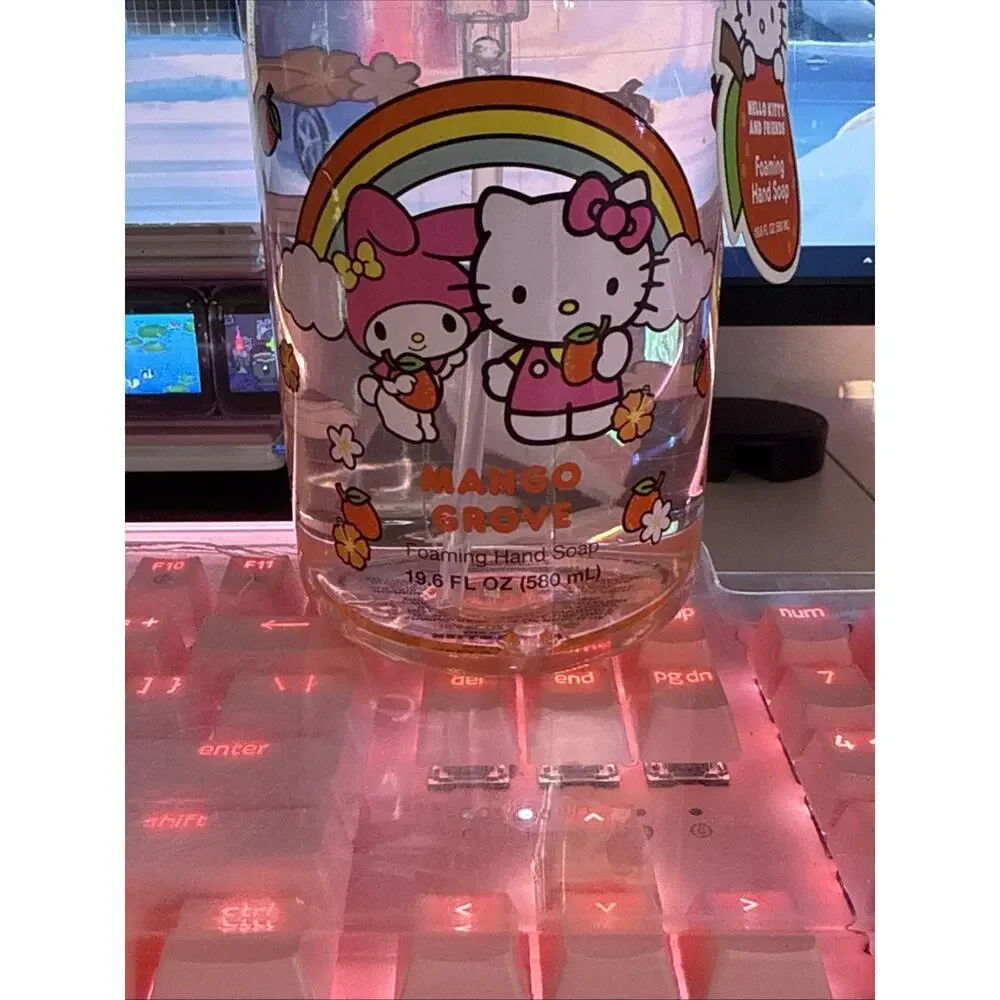 Hello Kitty Hand Soap Mango Grove Foaming Scented 2025 Sanrio Bathroom Kitchen